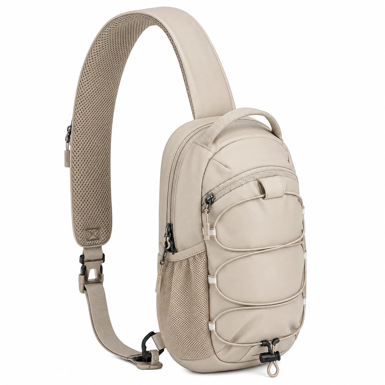 Sac à Bandoulière Antivol 8L Beige