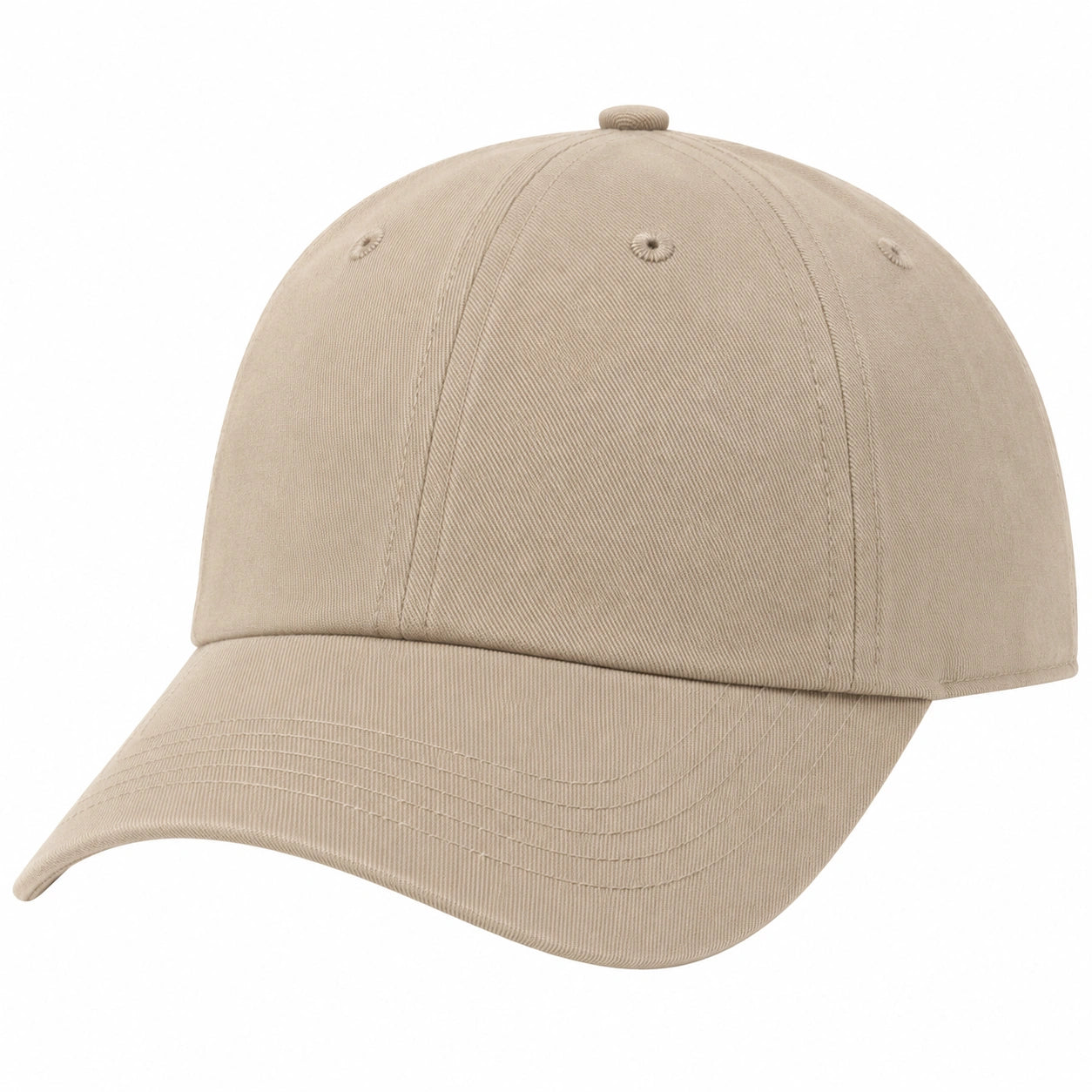 Casquette de Baseball Unisexe Réglable Beige