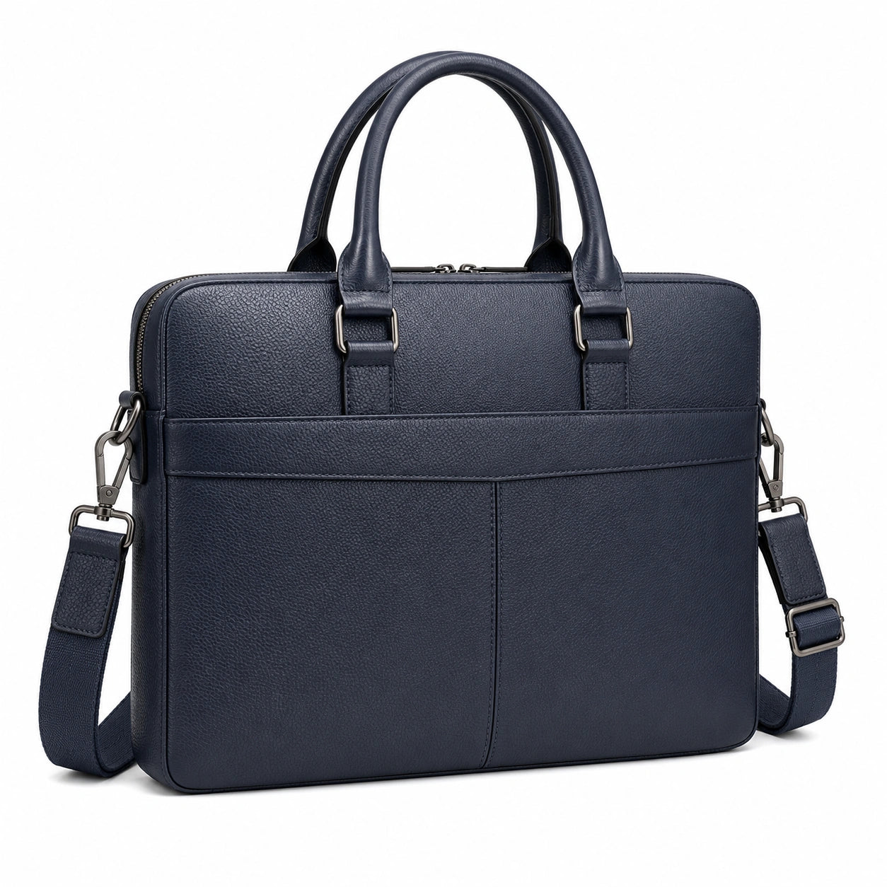 Sacoche professionnelle pour ordinateur portable 15 pouces bleu foncé