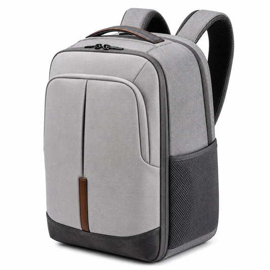 Sac à dos multifonctionnel imperméable pour homme - Gris