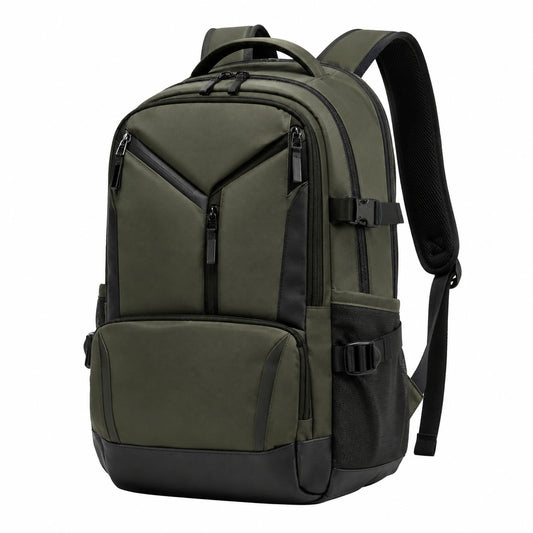 Sac à dos moderne 24L vert kaki et noir