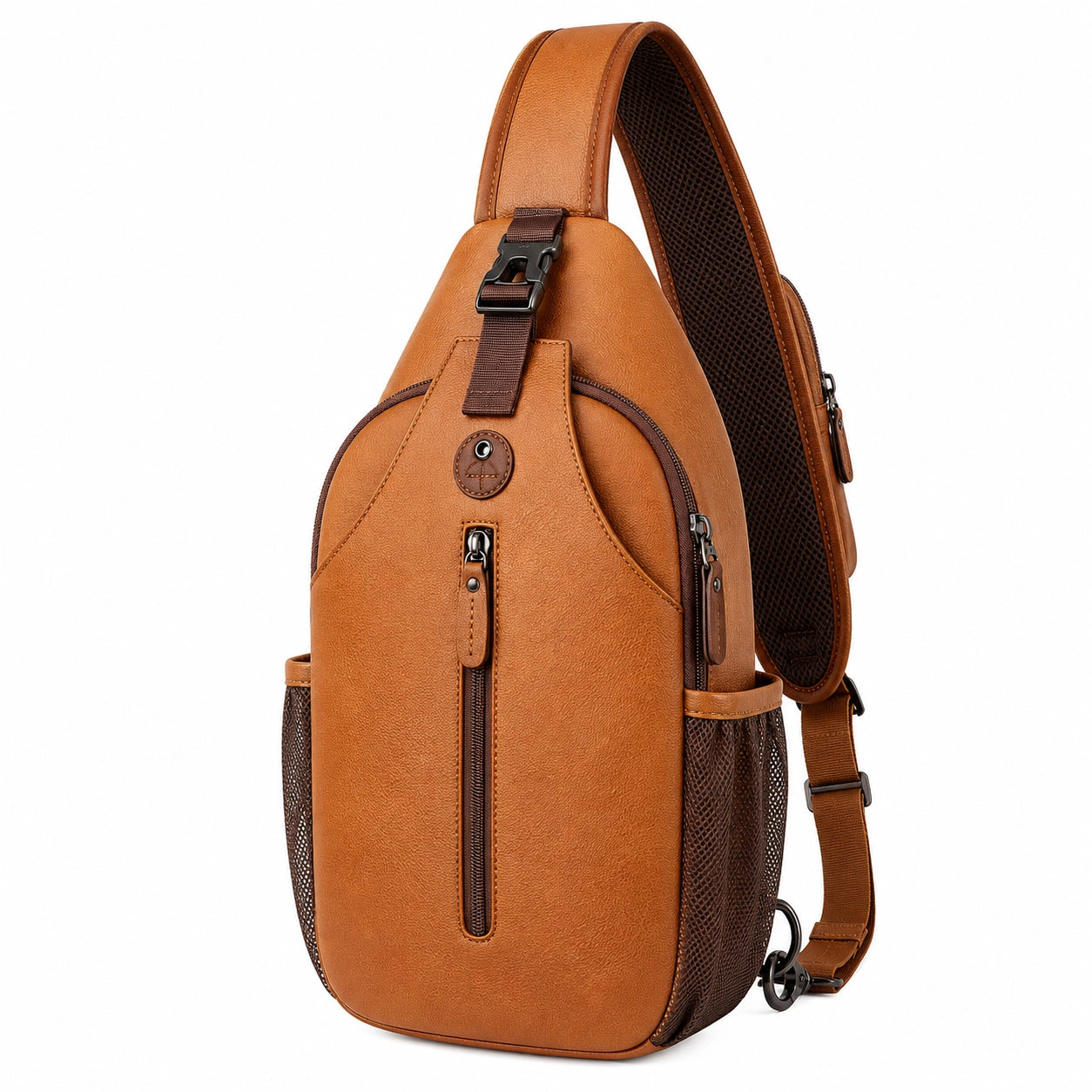 Sac à bandoulière ergonomique marron 10L