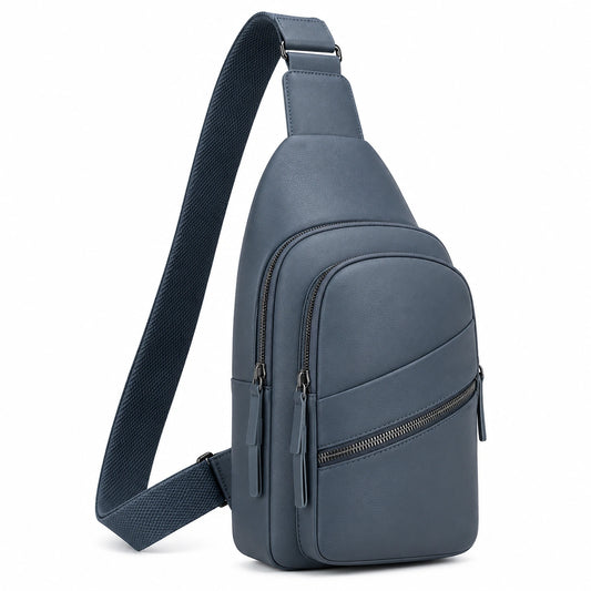 Sacoche bandoulière moderne pour hommes - Bleu