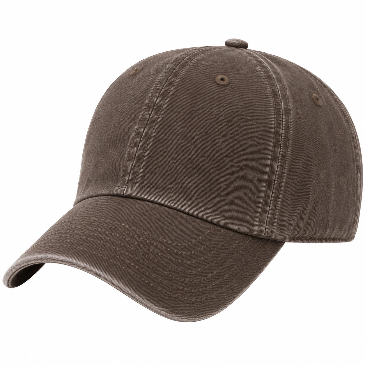 Casquette de Baseball Ajustable Unisexe Brun