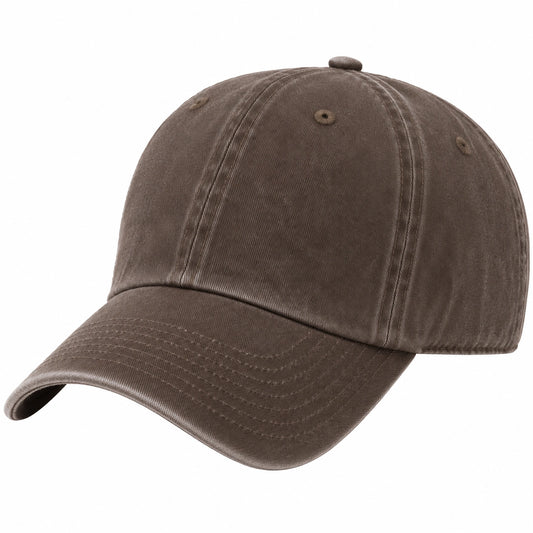 Casquette de Baseball Ajustable Unisexe Brun