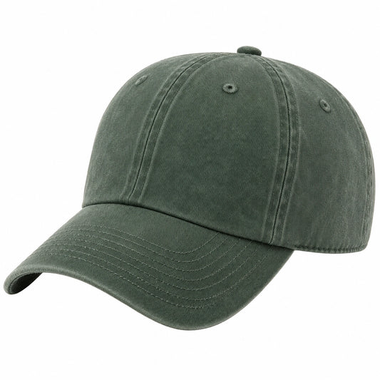 Casquette unisexe ajustable vert olive