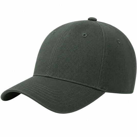 Casquette unisexe réglable vert foncé