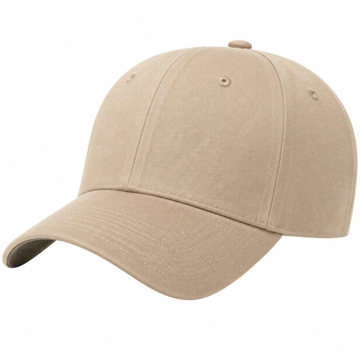 Casquette de baseball beige ajustable