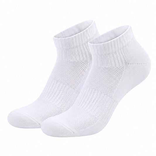 Chaussettes courtes blanches respirantes unisexes