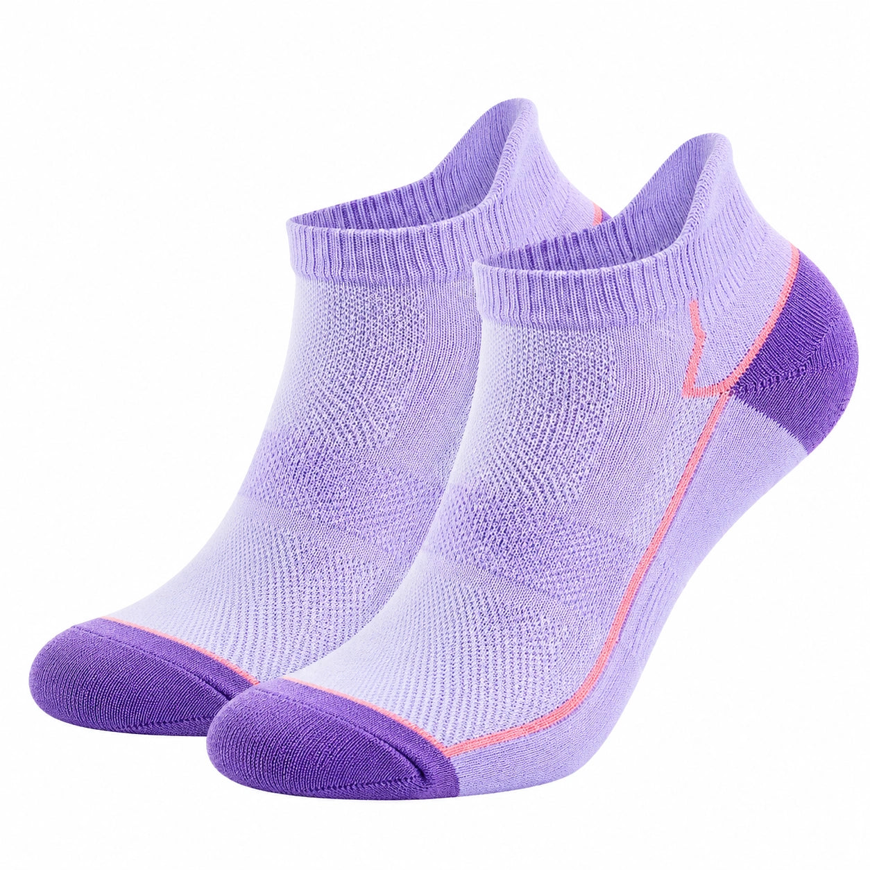 Chaussettes courtes lavande respirantes