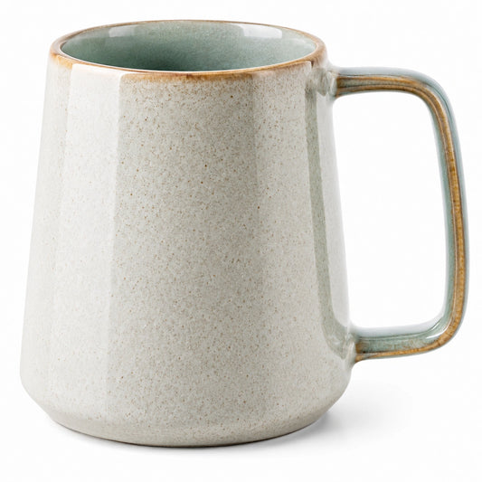 Tasse en céramique tacheté beige - 350 ml