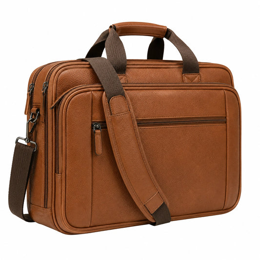 Sacoche Classique pour Ordinateur Portable Marron