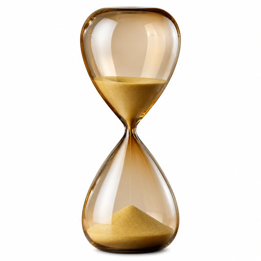 Sablier en Verre Ambre 30 Minutes